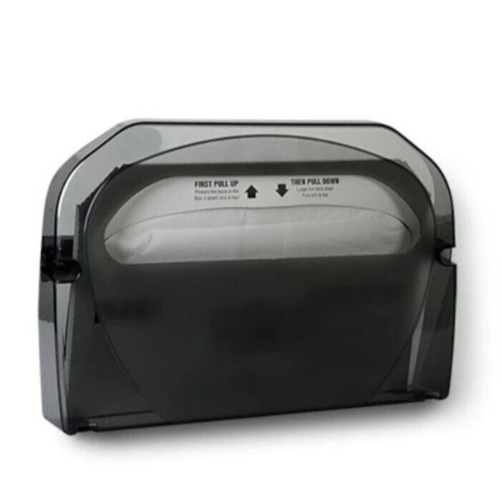 Wausau Paper/Tork Toilet Seat Cover Dispenser Silhouette 1951001 Black Translcnt